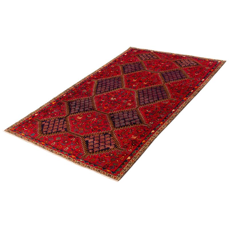 ECARPETGALLERY Hand-knotted Anadol Red Wool Rug - 5'7 x 9'10