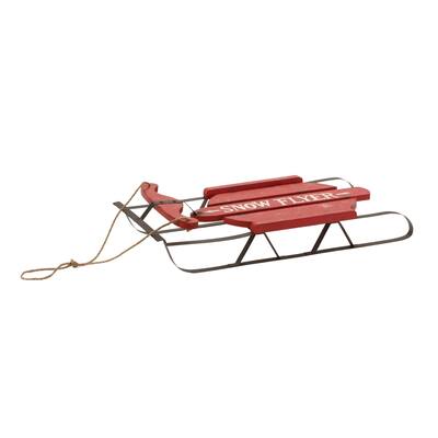 Vintage Wooden Snow Sled (Set of 2)