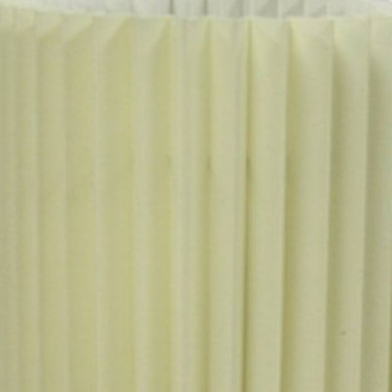 Off White Metal Small Bedside Lamp with Linen Fabric Drum Shade - 5.25” x 5.25” x 16.5” (D x W x H)