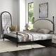 preview thumbnail 1 of 21, The Gray Barn Epona Modern Curved Metal Four Poster Bed