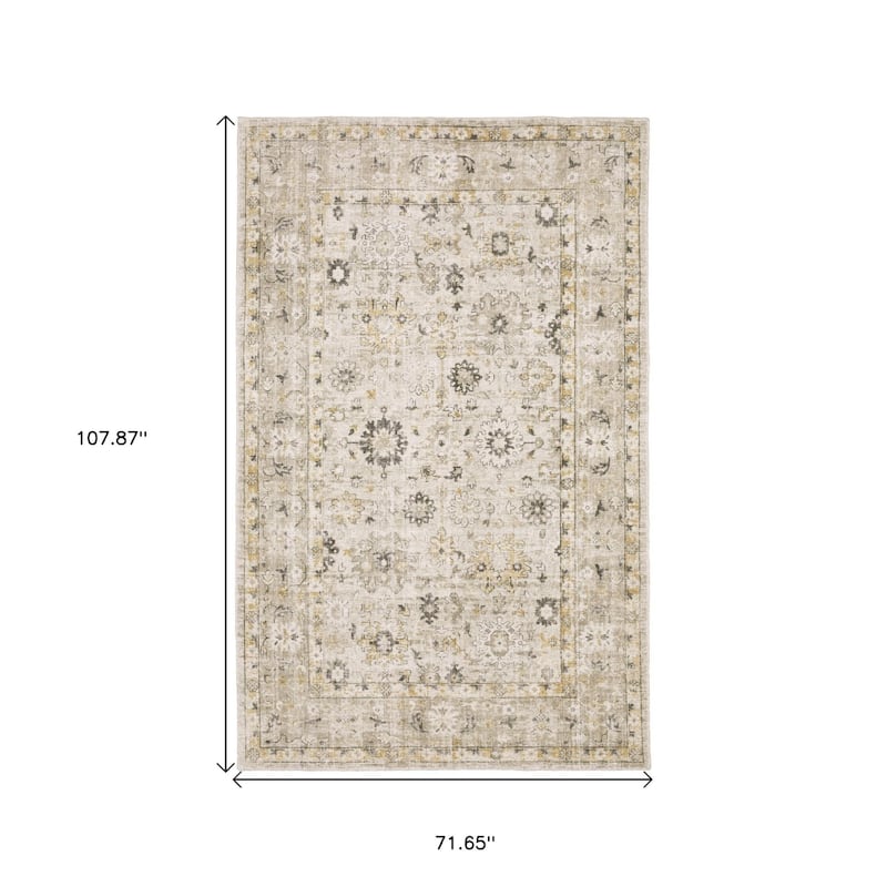 HomeRootsOriental Traditional Rectangle Area Rug