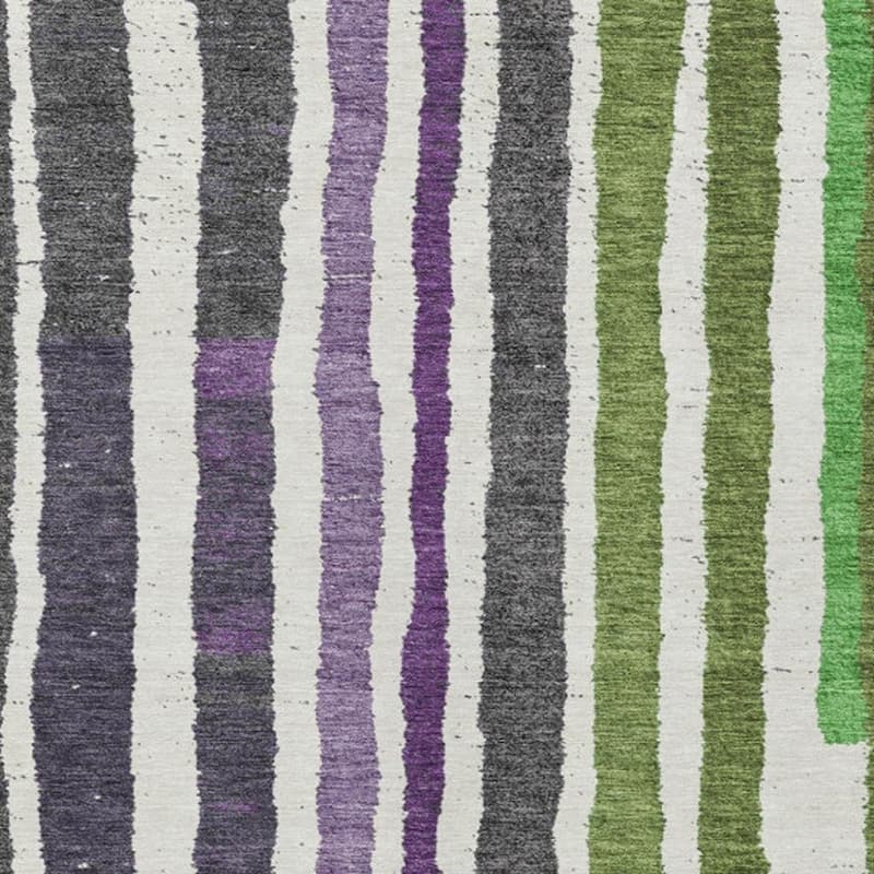 HomeRoots Striped Transitional Rectangle Outdoor Rug