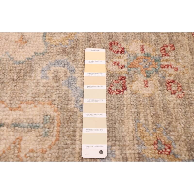 ECARPETGALLERY Hand-knotted Jules Serapi Light Khaki Wool Rug - 7'10 x 9'11