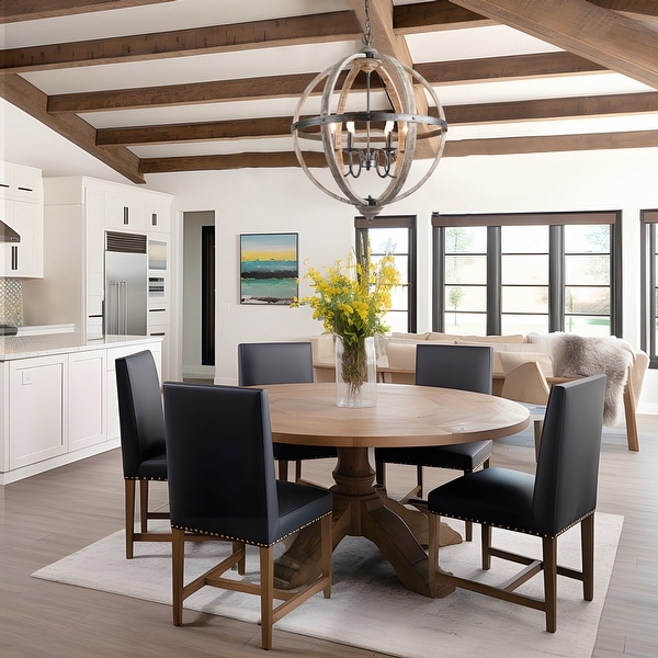 Wooden globe pendant light on sale