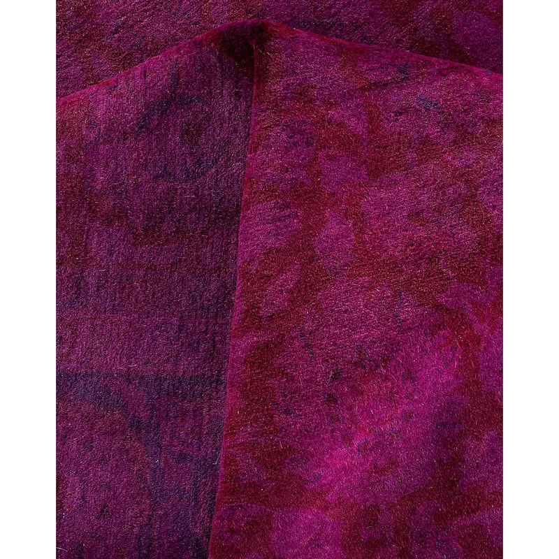 Fine Vibrance, One-of-a-Kind Hand-Knotted Area Rug - Red, 8' 2" x 10' 5" - 8' 2" x 10' 5"