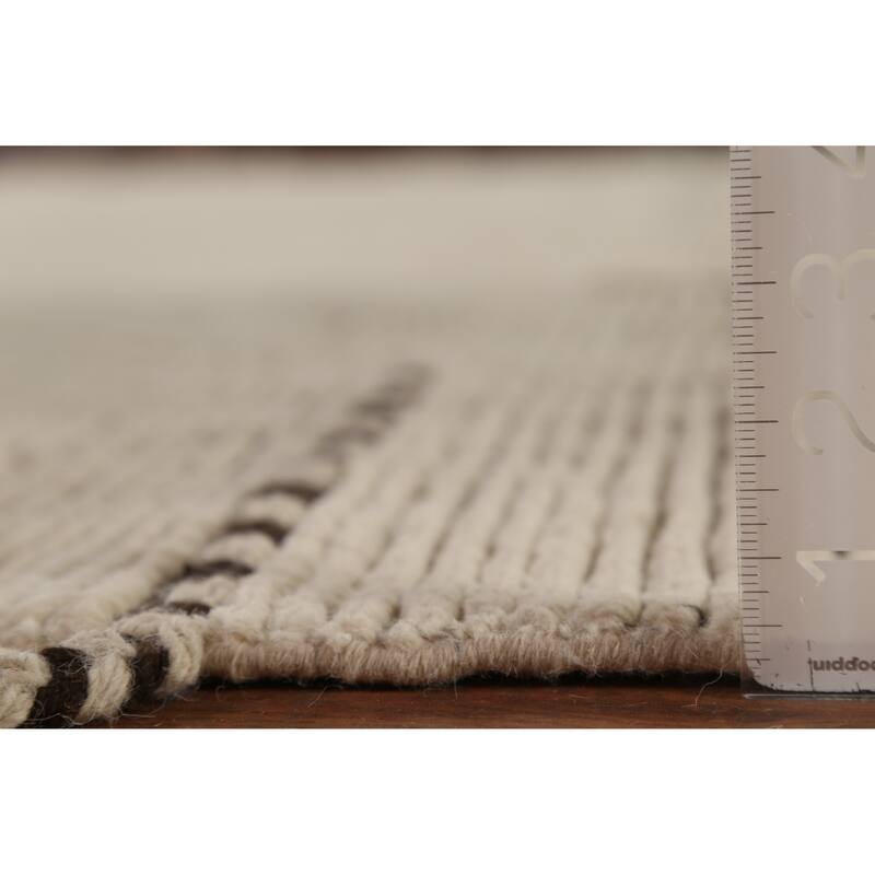 Earth Tone Moroccan Oriental Large Area Rug Handmade Wool Carpet - 10'1"x 14'8"