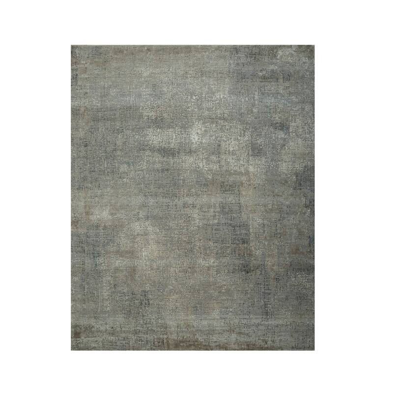HomeRoots Abstract Contemporary Rectangle Area Rug - 120.00 in. x 96.00 in. x 0.25 in.
