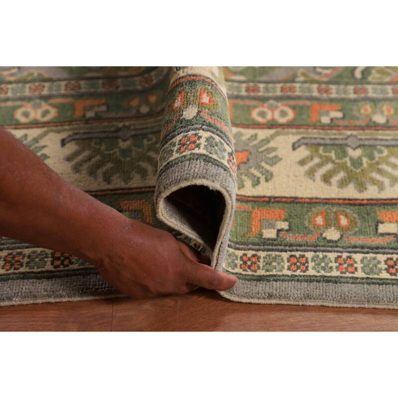 Traditional Kazak Oriental Area Rug Handmade Bedroom Wool Carpet - 8'2" x 9'10"