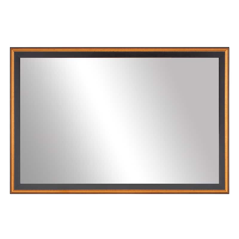 Frame My Mirror Gold Framed Vanity Mirror, Kendall Design