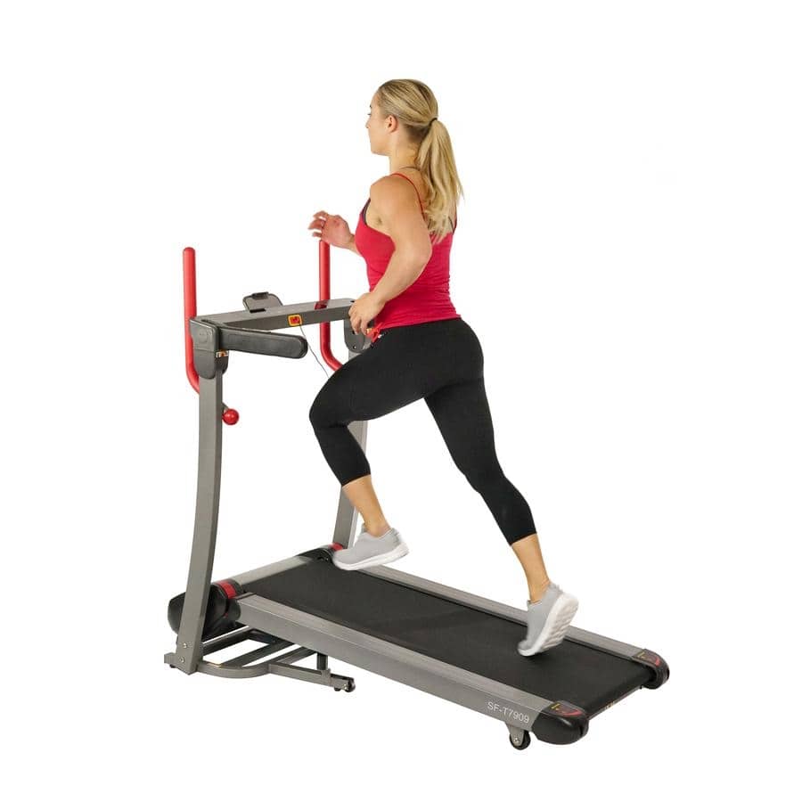 Sunny Health & Fitness Treadmill with Bluetooth Speakers -