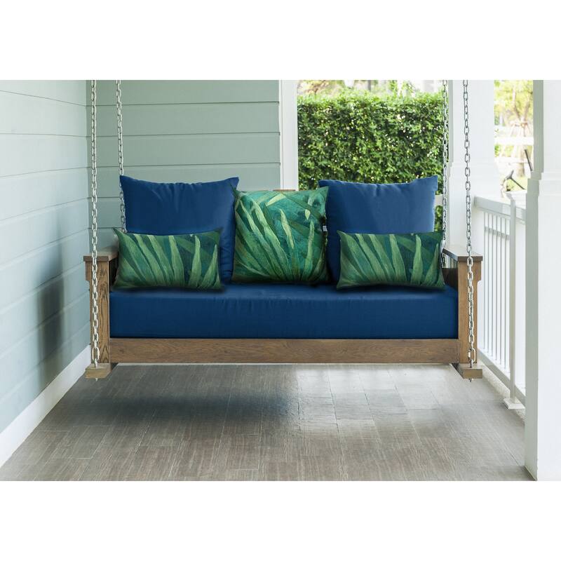 Liora Manne Visions III Tropical Leaf Indoor/Outdoor Pillow