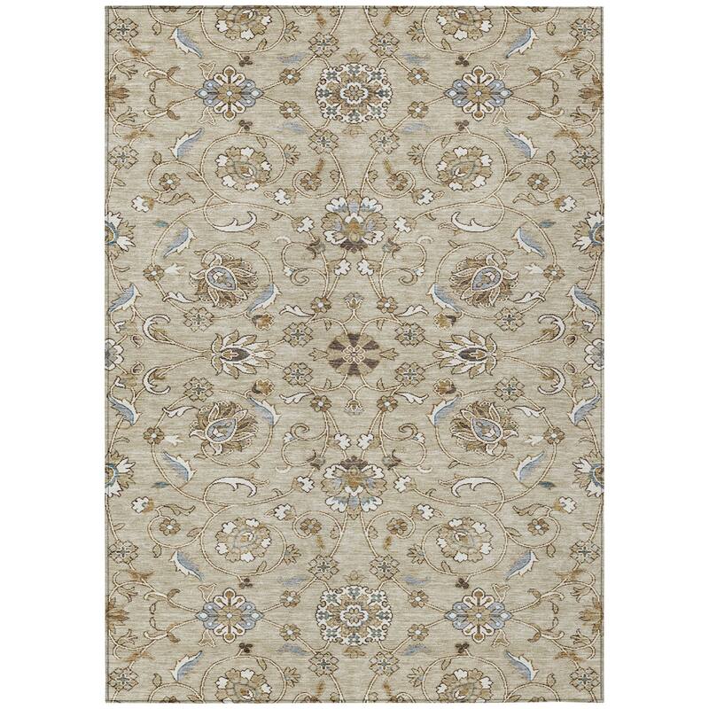HomeRoots Moroccan Transitional Rectangle Outdoor Rug