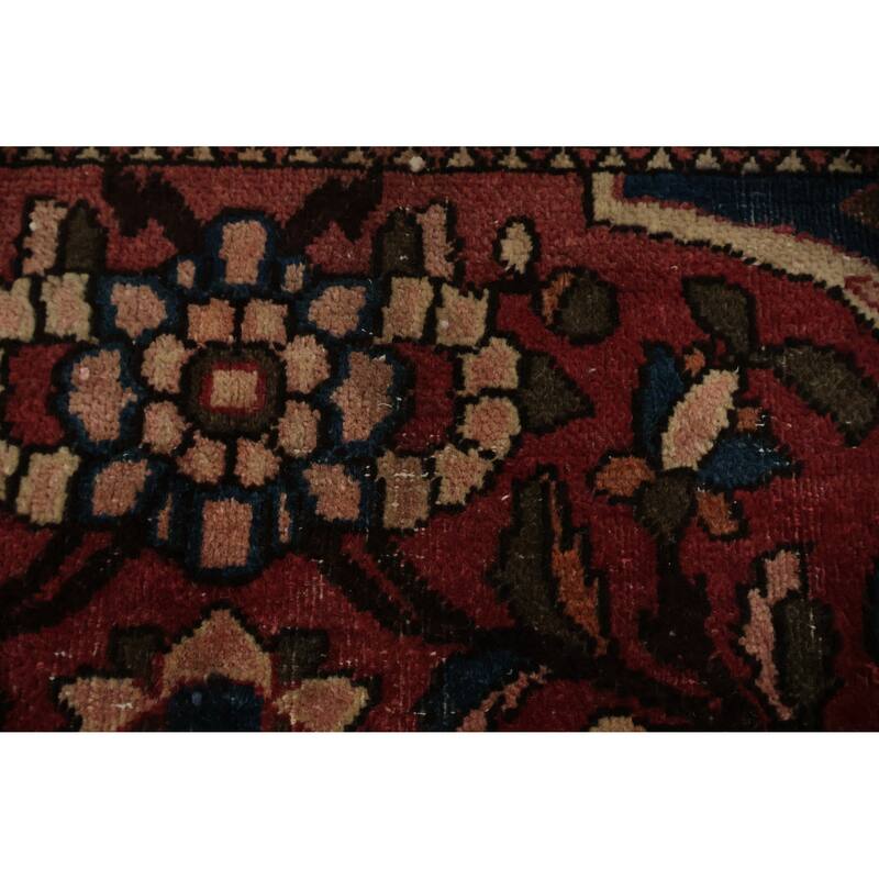 Hand Knotted Oriental 100% Wool Carpet Traditional Floral Oranges & Rust Bakhtiari Area Rug - 6' 4'' X 4' 10''