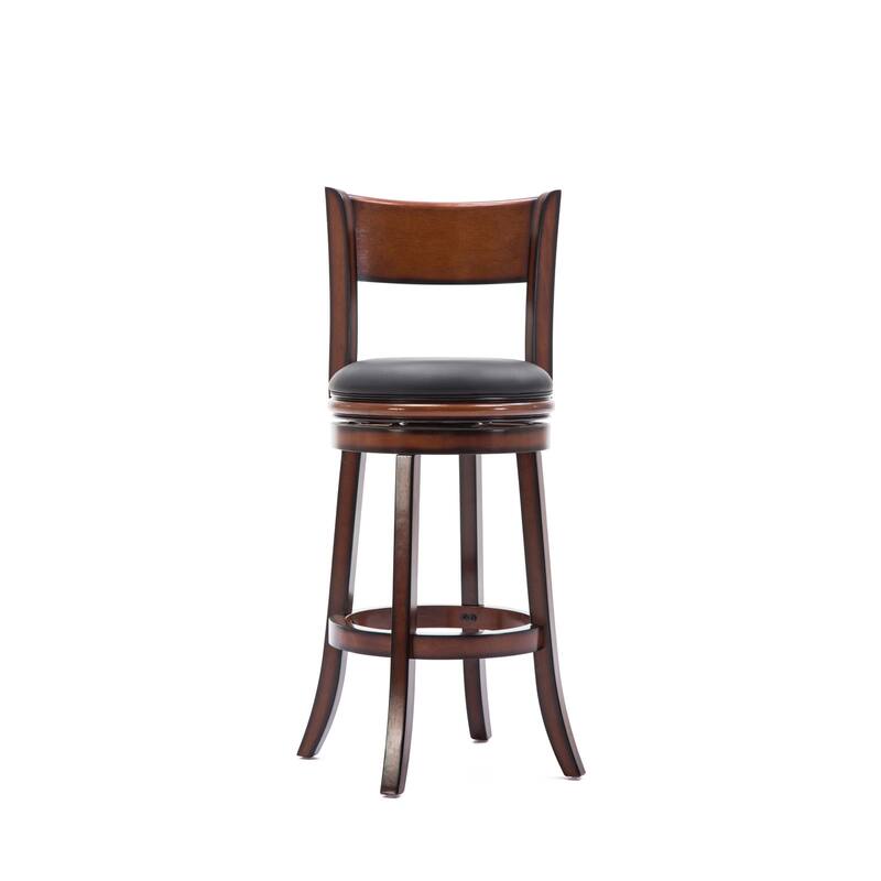 Palmetto Rubberwood 29-inch Swivel Stool