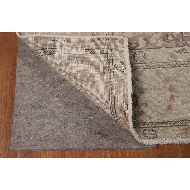 Traditional Floral Tabriz Persian Rug Hand-Knotted Wool Carpet - 9'4"x 13'1"
