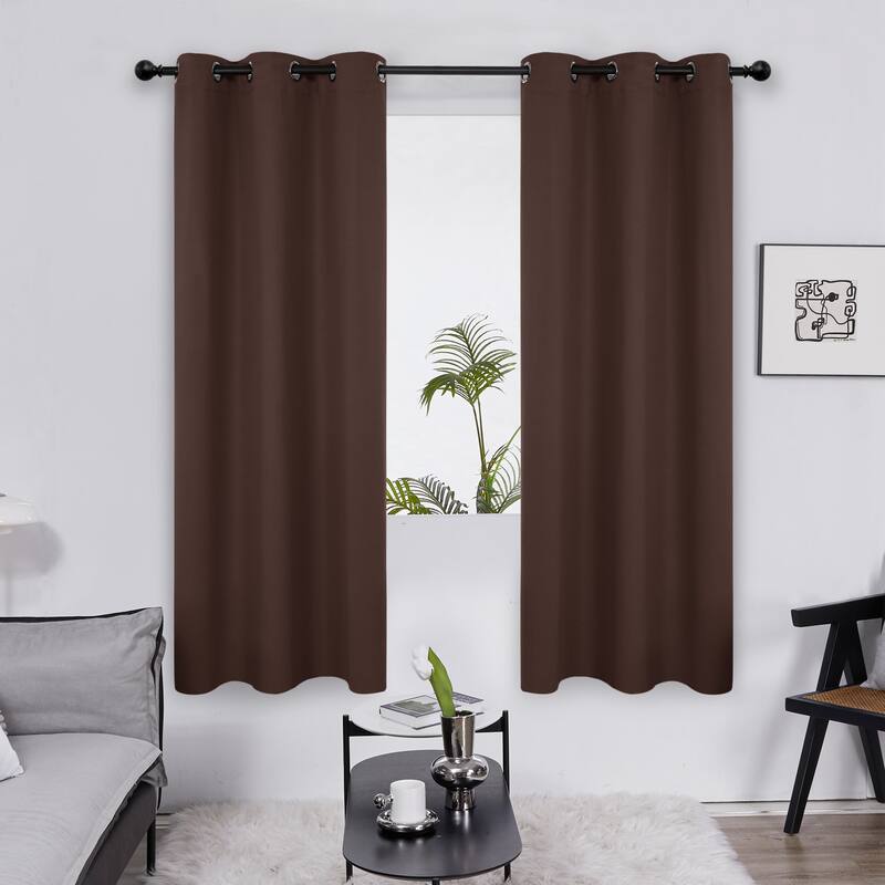 Deconovo Grommet 38 Width Curtain (2 Panel)