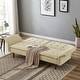 preview thumbnail 34 of 41, Modern Solid Wood Frame Tufted Sofa Bed with Adjustable Armrest