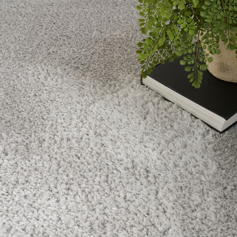 Nourison Pacific Shag Indoor only Solid Area Rug
