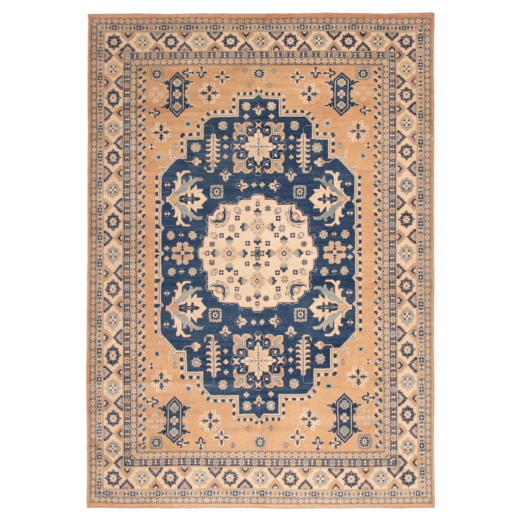 ECARPETGALLERY Hand-knotted Finest Ghazni Copper Wool Rug - 9'10 x 14'6