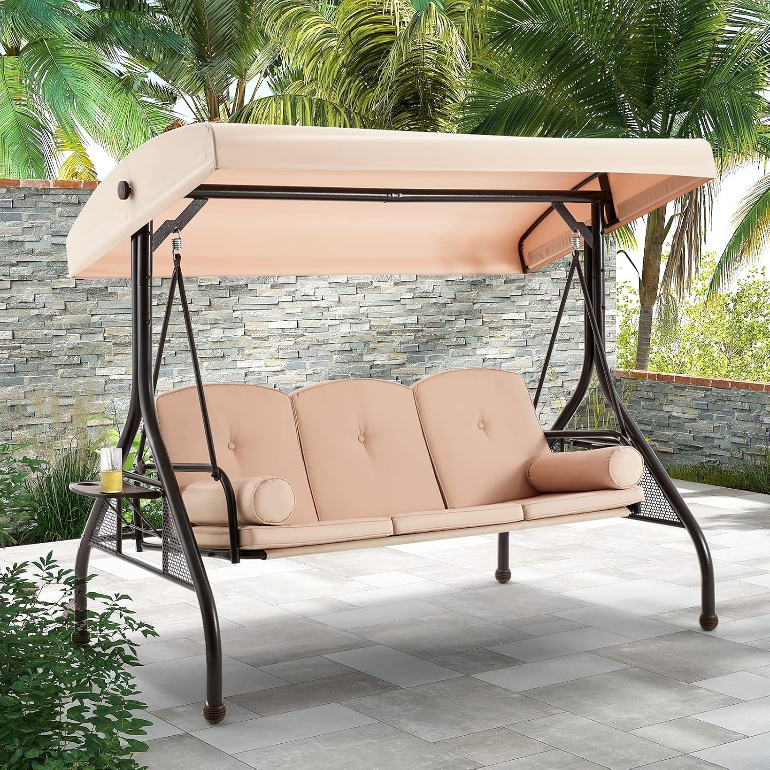 Garden swing chair 3 seater cheap