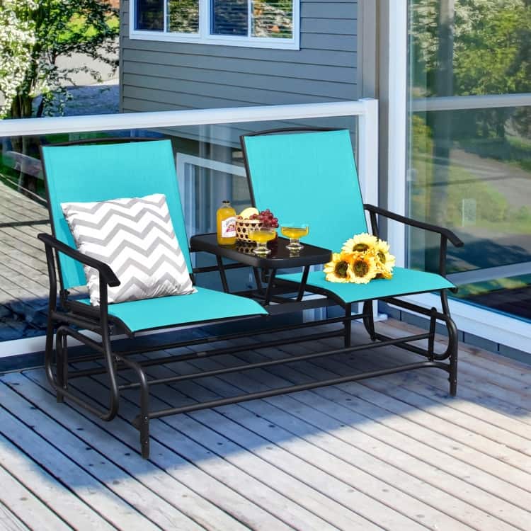 Comfortable 2-Person Loveseat for Patio and Garden - 57" x 28" x 38" (L x W x H)