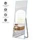 preview thumbnail 110 of 165, Modern Freestanding Full Length Rectangular Floor Mirror
