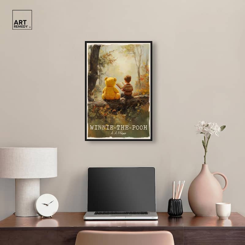 Classic Winnie the Pooh Canvas by Art Remedy