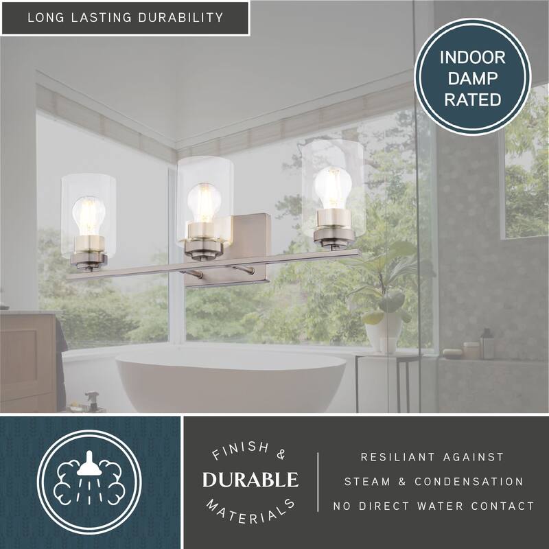 Vaxcel Lighting W0528 Park Ridge 3 Light 22" Wide Vanity Light