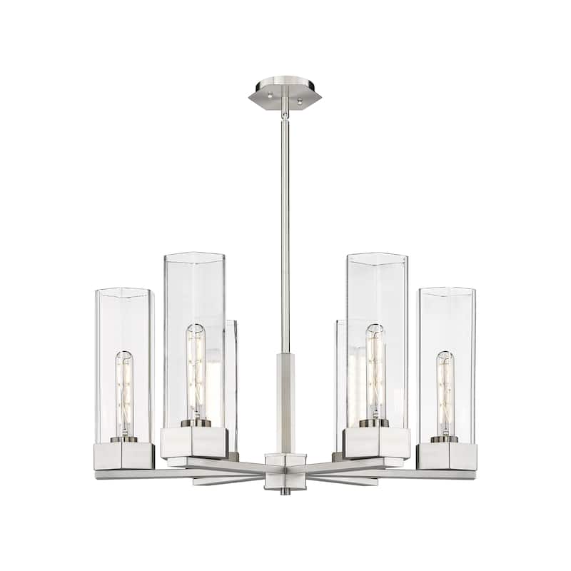 Innovations Lighting Claverack - 6 Light 14" Stem Hung Chandelier