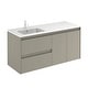 preview thumbnail 5 of 4, WS Bath Collections Ambra 18" Wall Mounted Vanity Set with Solid Matte Sand