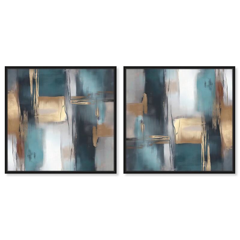 Beige and Cream I Canvas by Art Remedy - 16" x 20" - Gold