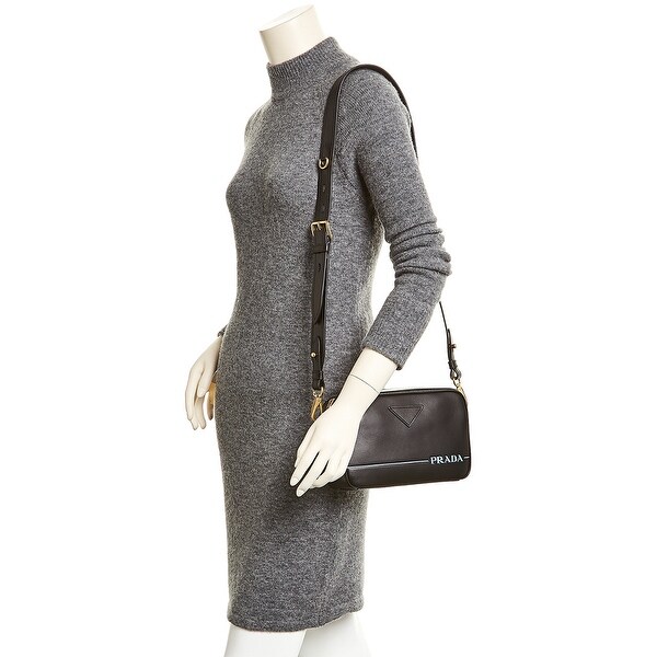 prada mirage leather shoulder bag