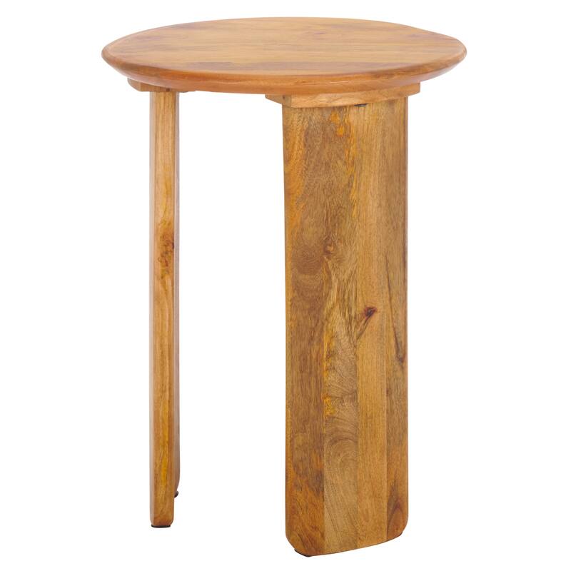 SAFAVIEH Home Karin Wood Side Table - 18"W x 18"D x 24"H