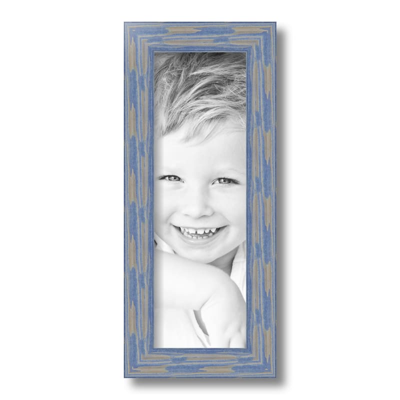 ArtToFrames Rustic Waves 5x15 Inch Picture Frame, 1.50 Inch Wood Poster Frame Available in Multiple Colors (56673-5x15)