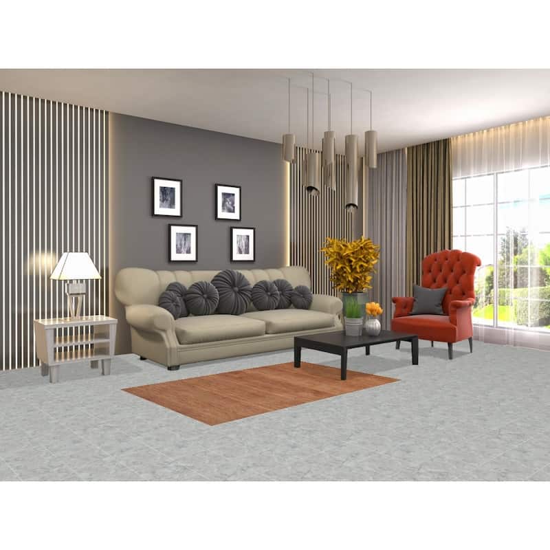 Tribal Gabbeh Indian Foyer Rug Hand-Knotted Modern Wool Carpet - 3'2" x 4'11"