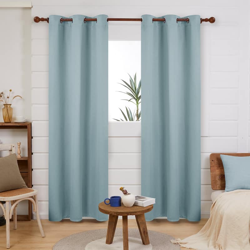 Deconovo Grommet 38 Width Curtain (2 Panel)