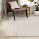 preview thumbnail 71 of 125, JONATHAN Y Odense Minimalist Curve Geometric Gray/Ivory Area Rug