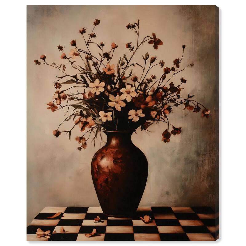 Antique Anthos Aria Canvas by Art Remedy, Gallery Wrapped - 24" x 30"