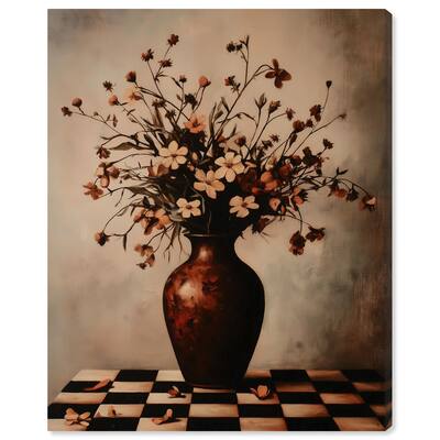 Antique Anthos Aria Canvas by Art Remedy, Gallery Wrapped