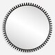 preview thumbnail 1 of 4, Uttermost 09975 Corona 50" Diameter Circular Framed Bathroom Mirror Black