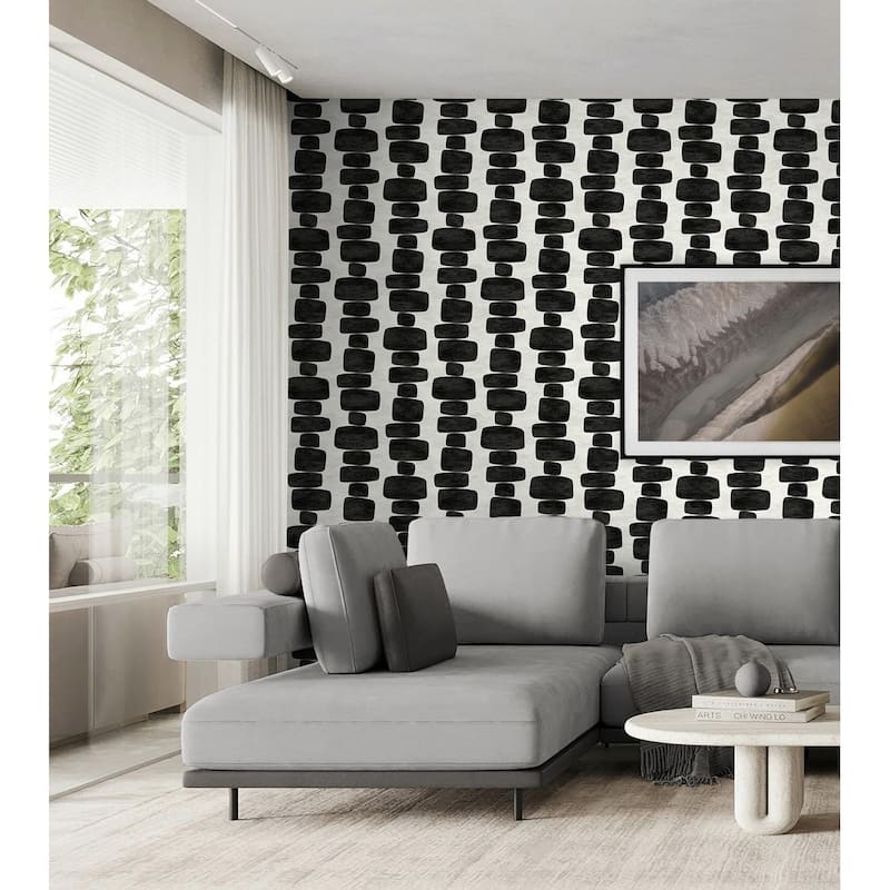Stacy Garcia Home Stripe Block Geometric Peel and Stick Wallpaper