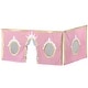 preview thumbnail 11 of 13, Max and Lily Cotton Underbed Firetruck Curtain Light Pink/Gold