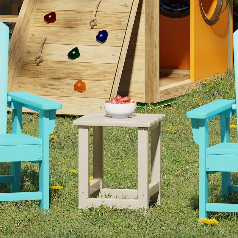 Laguna Kids Outdoor Poly Adirondack Side Table