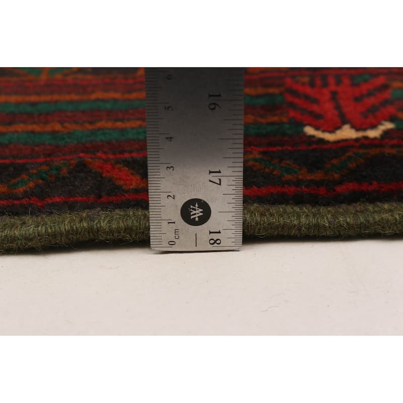 Teimani Red Rug 3'11" x 6'7" - 3'11 x 6'7