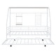 preview thumbnail 7 of 19, Twin Size Metal House Bed with Trundle