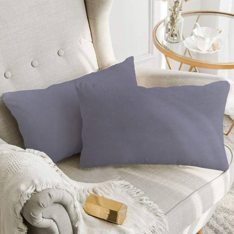A1HC Pack of 2 Velvet Throw Pillow Insert, Hypoallergenic Down Alternative Fill