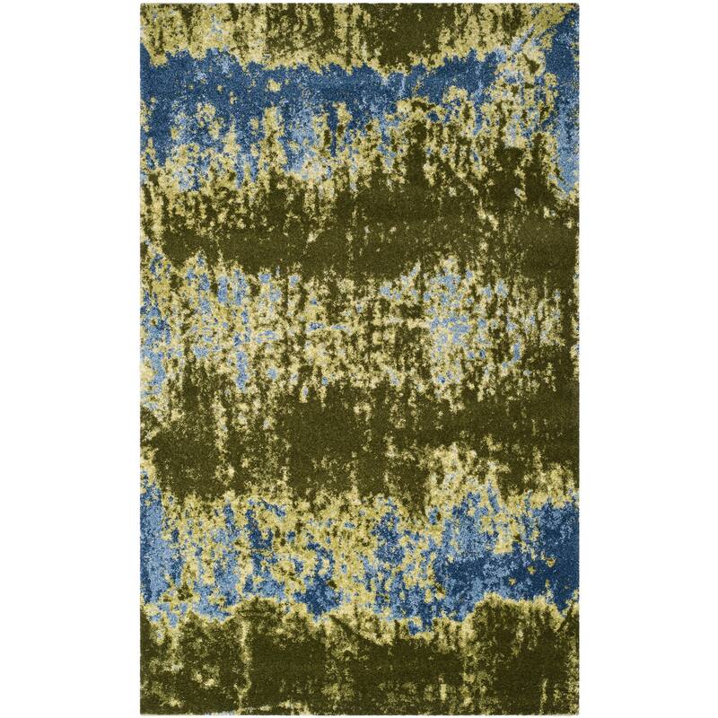 SAFAVIEH Retro Nelea Distressed Modern Abstract Rug