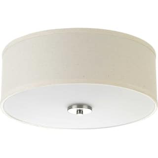 Progress Lighting Inspire 2 Light 13" Wide Flush Mount Drum Ceiling