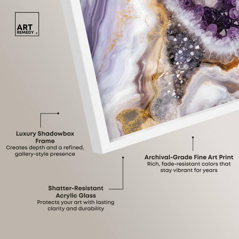 Amethystine Dream II Shadowbox by Art Remedy