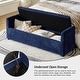 preview thumbnail 41 of 69, Franco Modern Upholstered Storage Bench with Two Throw Pillows and Thick Padded Cushion